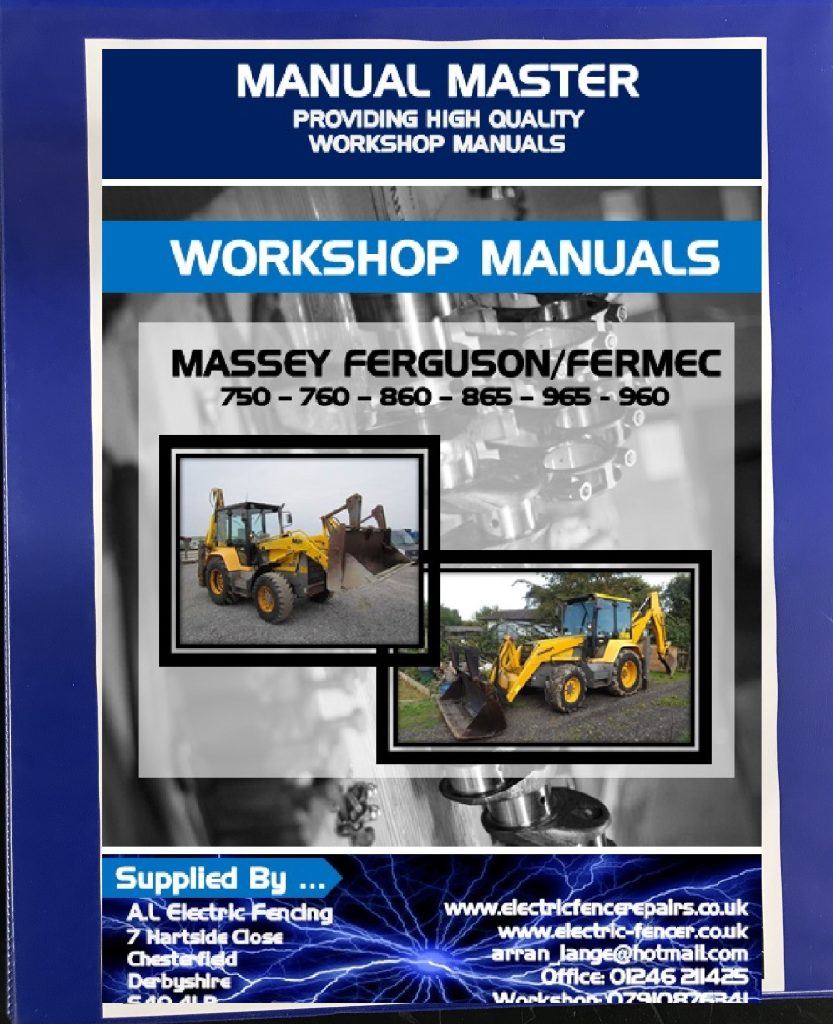 Massey Ferguson/Fermec 750 760 860 865 965 960 – Workshop Manual | AL ...